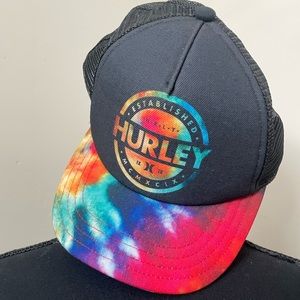 Brand new tie-dye Hurley snapback hat